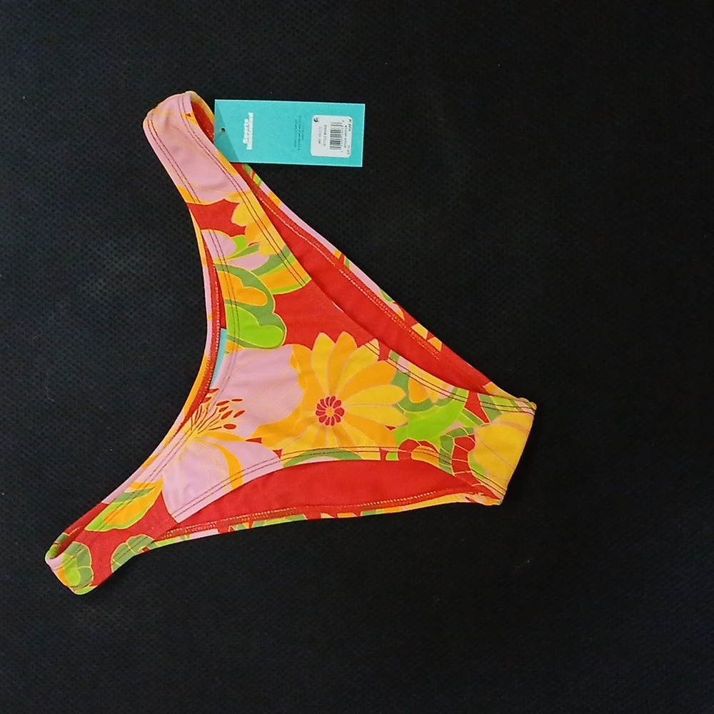 Sports Illustrated -Scoop Hipster- Super Bloom -Bikini Bottoms- Medium
